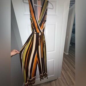 Love in Multicolor Striped Jumpsuit
